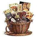 Coffee Cup Shaped Gourmet Basket - Great Grandparents Day or Christmas Holiday Gift Idea for Men or Women