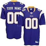 Reebok NFL Equipment Minnesota Vikings Purple Authentic Customized Jersey