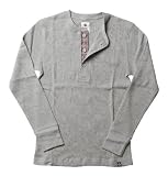 (アウトドア)OUTDOOR ワッフルネイティブ柄ヘンリーネックロングTシャツ OD1-124 AA-7918 H-GREY M