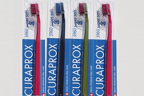 Curaprox Super Soft Toothbrush, 4 Brushes