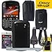 Otterbox Commuter Case for Verizon, Sprint Blackberry Bold Touch 9900, 9930 with Vertical Leather Case that fits the phone with the Otterbox on it, Heavy Duty Car Charger, Stylus to keep fingerprints off the phone and Anti Radiation Shield.