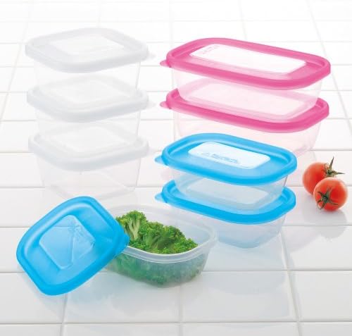 Family Pack Foodsaver Food Containers Storage Set of 8 Made in Japan