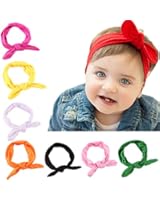 Hip Mall&reg; 8pcs Baby Girls Toddler Bow Headbands Turban Knot Rabbit Hairband Headwear