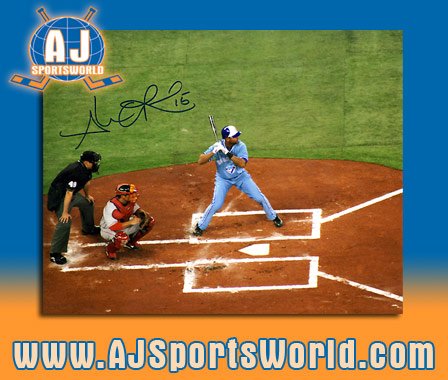 ALEX RIOS Toronto Blue Jays Signed 11x14 Photo