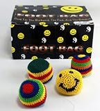 1 x Kick-Ball, Häkel-Ball, Hacky-Sack, Footbag ca. 5,5 cm Durchmesser Produktbild