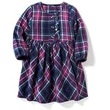オールドネイビー OLD NAVY/ プラッドラッフルプラケットツイルドレス ピンクプラッド ワンピース 6～12ヶ月【並行輸入】