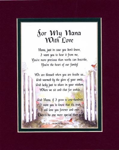 i love you nana poems. “For My Nana with Love”