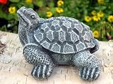 Eigenschaften Tiefes Kunsthandwerk GbR  / Tierfigur Steinfigur Schildkröte Mini schiefergrau
