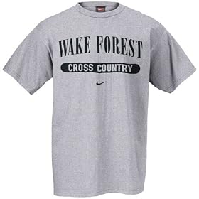 Nike Wake Forest Demon Deacons Ash Cross Country T-shirt