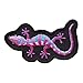 Purple Velvet Gecko Patch, Exotic Lizard Patches