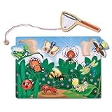 51VDlHGMXgL. SL160  Melissa & Doug Deluxe 10 Piece Magnetic Bug Catching Game