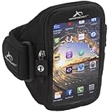 iPhone 6 armband by Armpocket&reg;. Ultra i-35 model also fits Samsung Galaxy S5, Note 3 or similar phones and cases up to 6 inches. Black, Large Strap Length.