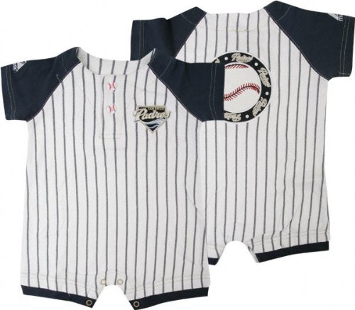 San Diego Padres Baby Pinstripe Romper