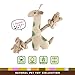 Simply Fido Natural Giraffe Canvas Dog Toy
