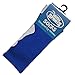 ChalkTalkSPORTS Athletic Half Cushioned Crew Socks | Basketball Player Design | Royal Blue/White