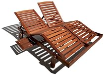 Strathwood Talbot Hardwood Double Sunlounger
