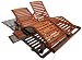 Strathwood Talbot Hardwood Double Sunlounger