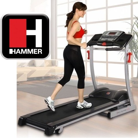 HAMMER SPORT HAMMER WALKRUNNER RPX TREADMILL, 24 PROGRAMS, AUTO-INCLINE, Quality German Brand, 3yr Warranty