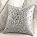 Sanwood Home Sofa Bed Decor Multicolored Plaids Throw Pillow Case Square Cushion Cover (Silver Grey)