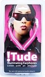 !Tude Illuminating Earphones - Pink