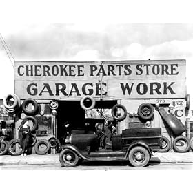 Early Auto Parts Store, Atlanta, 1936 - 16x20 Photographic Print from the Library of Congress Collection