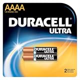 Duracell MX2500B2PK Photo Batteries, Size AAAA  (2 Batteries)