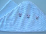 Receiving Blanket - Bunny Heads/Pink