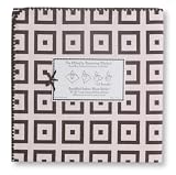 SwaddleDesigns Ultimate Receiving Blanket - Pastel Pink with Chocolate Mod Squares