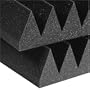 Auralex 4SF24CHA 4 Studiofoam Wedge Panels in Charcoal 6-2'x4'x4 panels