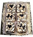 Drooly Dream Bars! Peanut Butter Bars Hand Decorated From Three Dog Bakery - Package of 6 Cakes