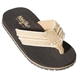Boys' Mossimo Forest Canvas Flip-Flops - Khaki