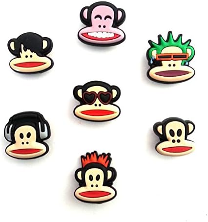 14 Paul Frank Shoe Charms for Fits Croc Shoes & Wristband Bracelets Kid Party Gifts