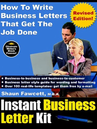 Instant Business Letter Kit - How To Write Business 