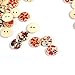 2013newestseller Wholesale Lots 100 Pcs Colourful Round Wood Buttons Sewing Scrapbooking