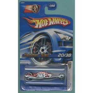 Mattel Hot Wheels 2006 First Editions 1:64 Scale Red Hammer Sled Die Cast Car #020