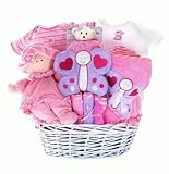 Butterfly Kisses Baby Girl Gift Basket