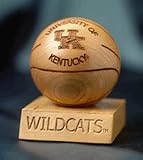Kentucky Wildcats Laser Engraved Solid Cherry Wood Basketball by Gridworks