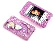 Smile Case 3D Heart Bling Rhinestone Crysal Jeweled Snap on Full Cover Case for iPod Touch 2G 3G iTouch (it3-3D Heart)