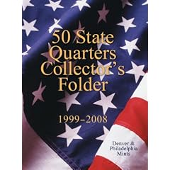 50 State Quarters Collector's Folder: 1999-2008 Denver & Philadelphia Mints