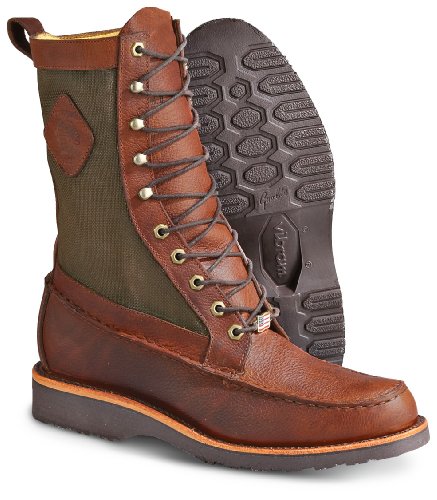 Buy Men's Chippewa® 10 Upland Moc - toe Boots Mahogany by CHIPPEWA