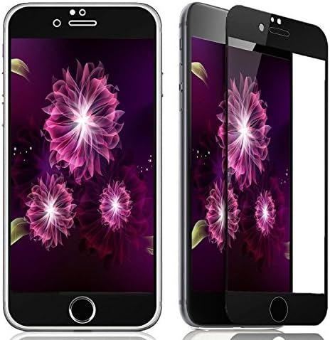 Ruib iPhone 6s iphone 6 4.7 inch Edge to Edge full screen protector New 2.5D Full Screen Tempered Glass Protector [Full Protection Cover w/ Curved Edge], Black