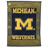 Michigan Wolverines Deluxe Woven Golf Towel
