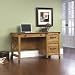 Registry Row Computer Desk Amber Pine Finish
