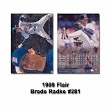 1995 Flair Brad Radke Rookie Card