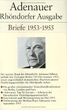 Rh�ndorfer Ausgabe, Briefe 1953-1955