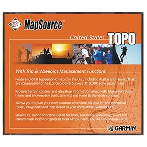 Garmin MapSource TOPO! 2006 U.S. Map CD-ROM (Windows)