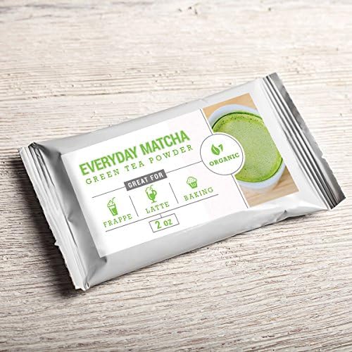 Everyday Matcha (2oz) - Culinary Grade Green Tea Powder - USDA Organic - - Ideal for Starters - Great Quality at Low Cost