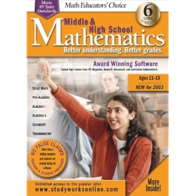 Click here to buy Middle and High School Mathematics 6.0 by MathSoft Inc.