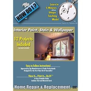 How Do I: Paint Stain & Wallpaper Home Improvement [DVD] [2005] [Region 1] [US Import] [NTSC]