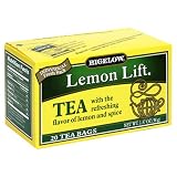 Bigelow Lemon Lift Tea, 20-Count Boxes (Pack of 6)
